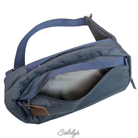 The North Face Field Bag Adjustable Crossbody 7L Blue RARE Large Original Style - Picture 5 of 12